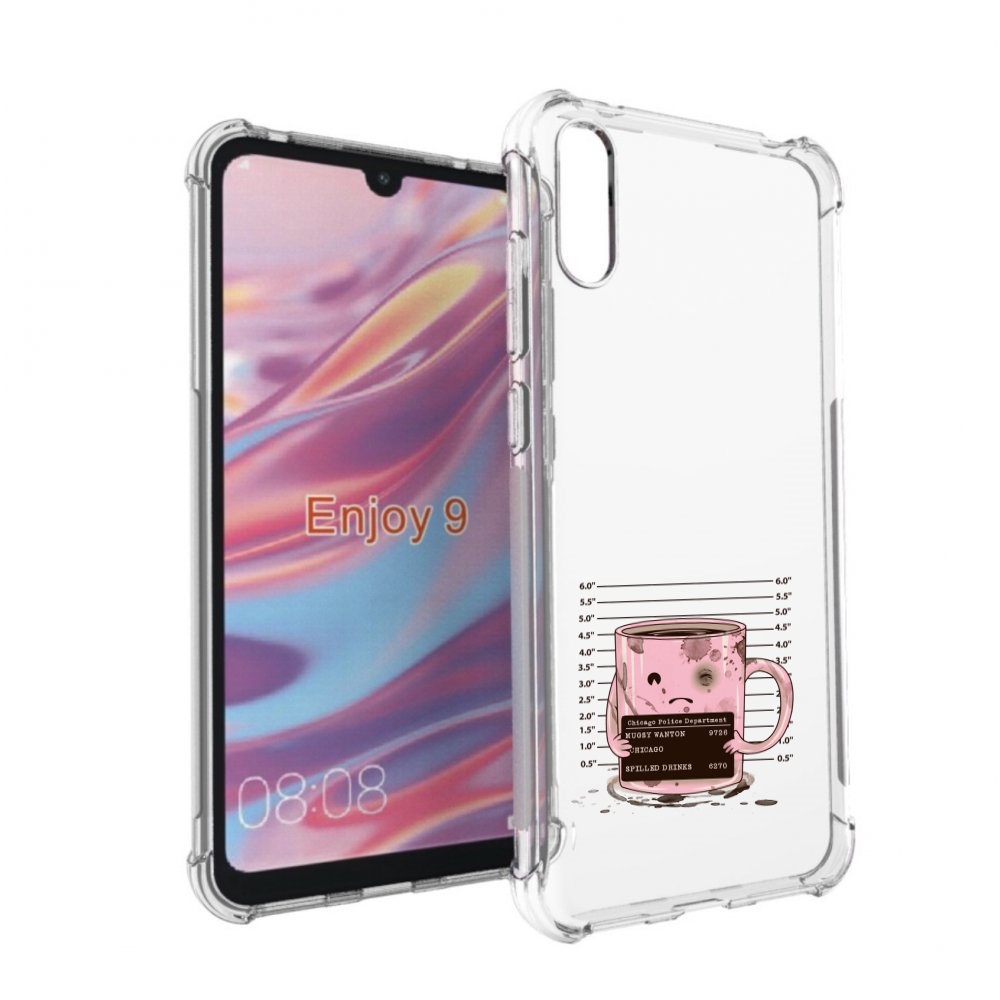 

Чехол бампер MyPads кружка для Huawei Enjoy 9., Прозрачный, Tocco