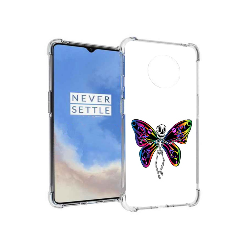 

Чехол MyPads Tocco для OnePlus 7T эффект бабочки (PT227044.138.701), Прозрачный, Tocco