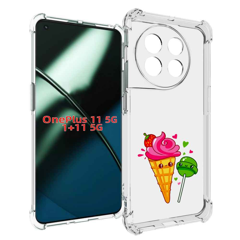 

Чехол MyPads Вкусняшки для OnePlus 11, Прозрачный, Tocco
