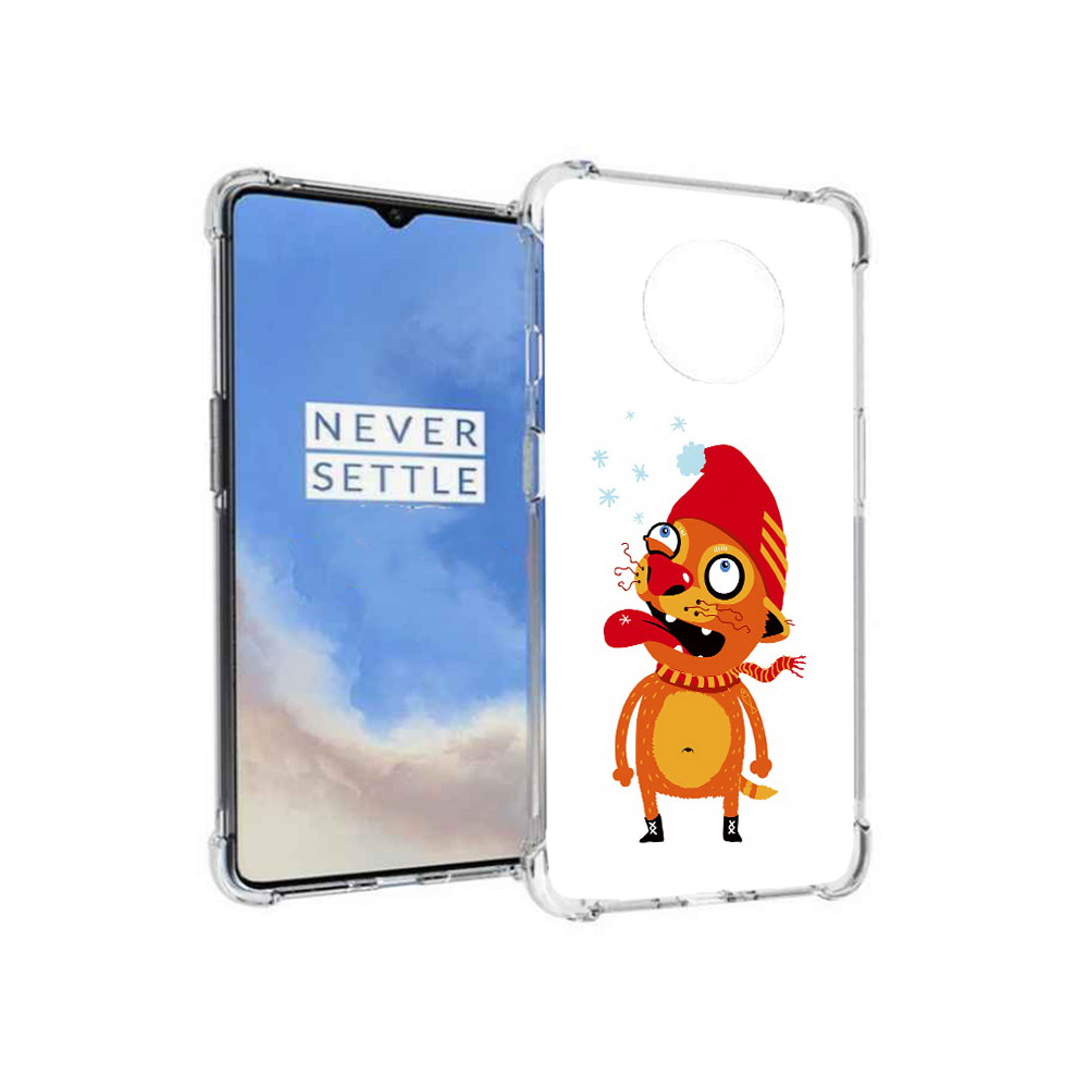 Чехол MyPads Tocco для OnePlus 7T Зимний кот (PT227044.138.88)
