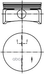 

Поршень KOLBENSCHMIDT 99741601 Opel 1.8l Mot.Z18xe; X18xe1 D=80.50мм; 1.2-1.2-2; Std