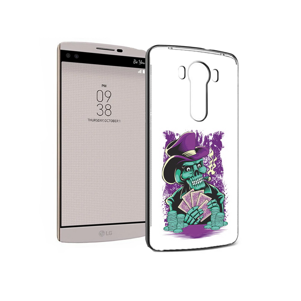 

Чехол MyPads Tocco для LG V10 зеленый череп с картами (PT25325.78.361), Прозрачный, Tocco