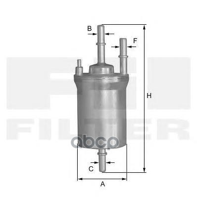 Фильтр Топливный Zp8100fl FIL FILTER ZP8100FL