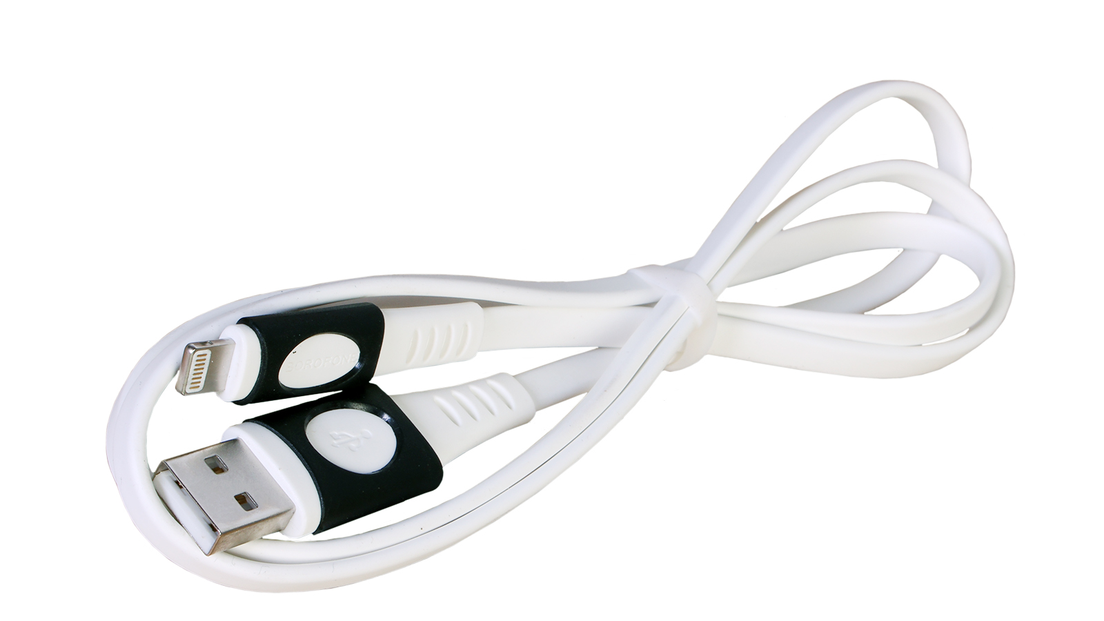 Кабель USB BOROFONE BX35 Carib, USB - Lightning, 2.4А, 1м, белый