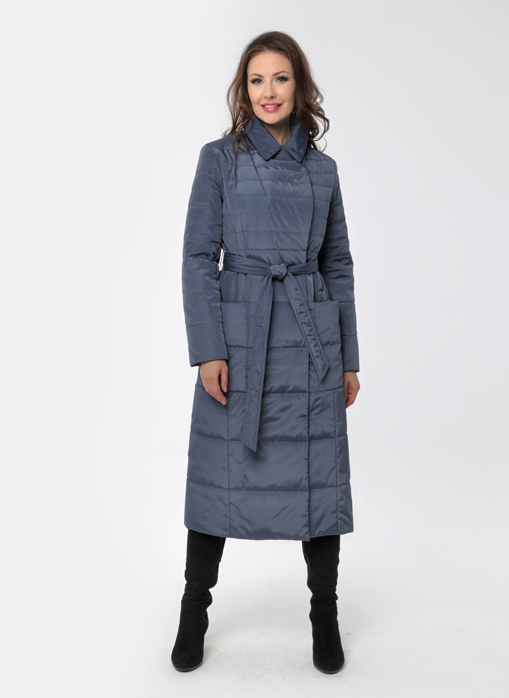 

Пальто женское Каляев 64441 синее 64 RU, 64441