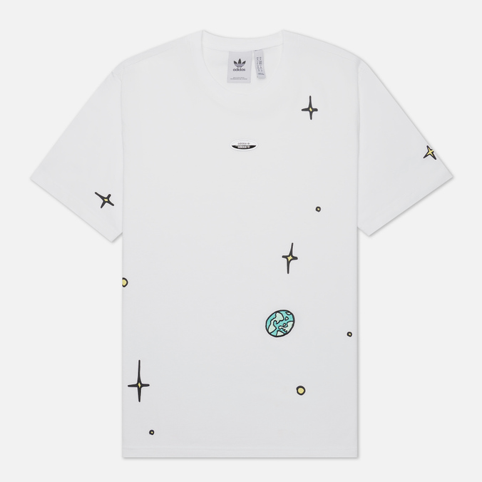 

Футболка мужская Adidas HC9456 белая 2XL, HC9456
