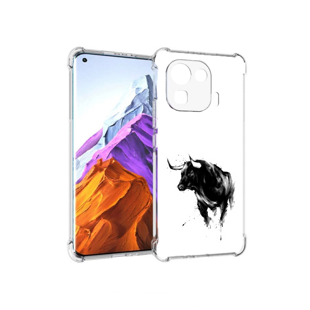 

Чехол MyPads Tocco для Xiaomi 11 Pro бык (PT144585.286.254), Прозрачный, Tocco