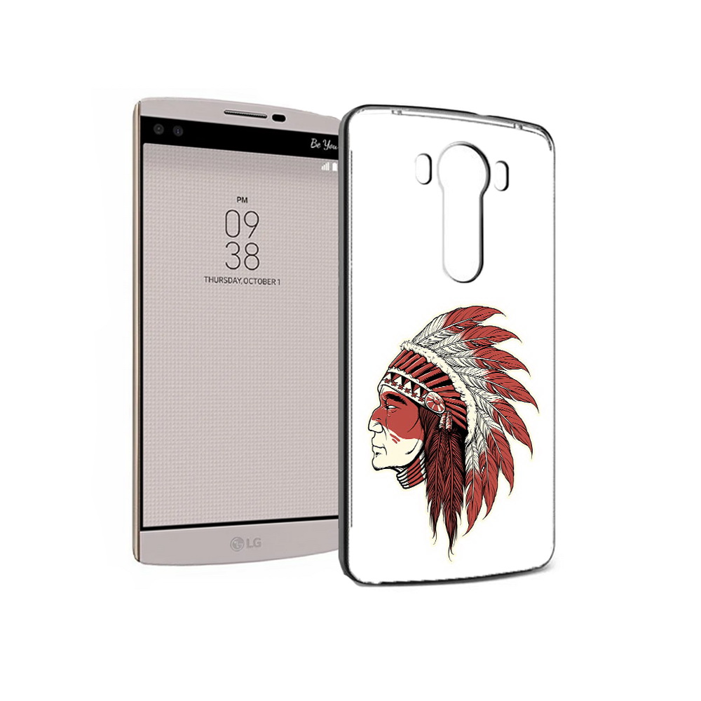 

Чехол MyPads Tocco для LG V10 красный индеец (PT25325.78.411), Прозрачный, Tocco