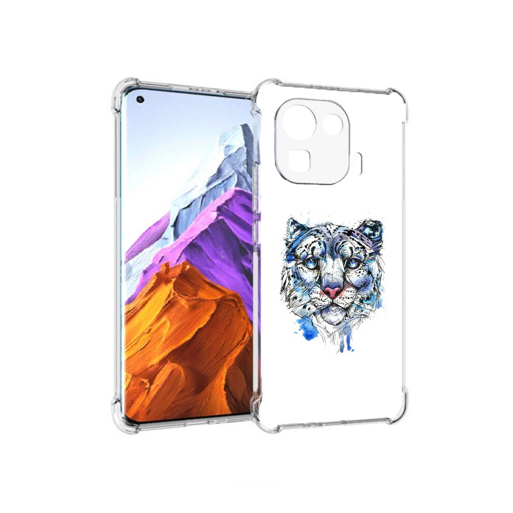 

Чехол MyPads Tocco для Xiaomi 11 Pro водяной тигр (PT144585.286.263), Прозрачный, Tocco