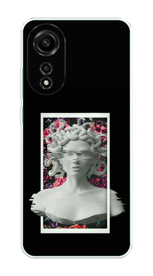 

Чехол на Oppo A78 4G "Web Punk Медуза Горгона", Черный;серый, 2514750-1