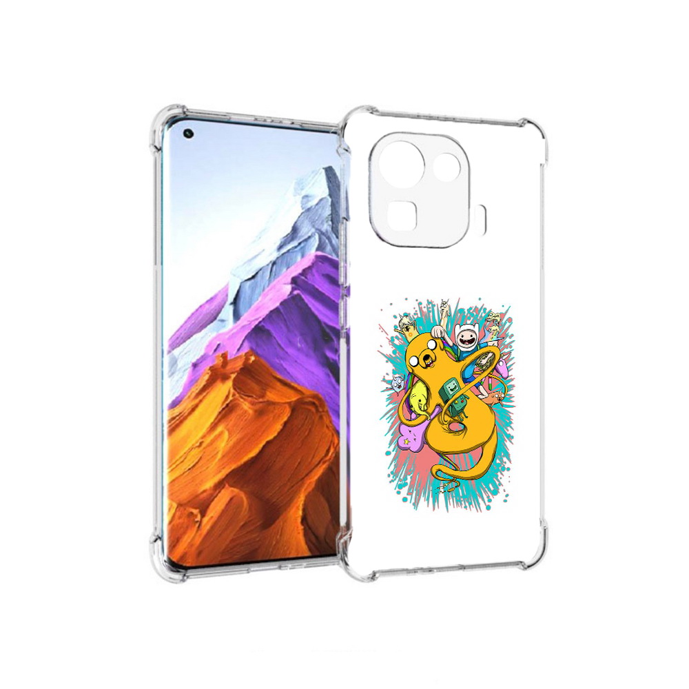 

Чехол MyPads Tocco для Xiaomi 11 Pro время приключений рисунок (PT144585.286.276), Прозрачный, Tocco