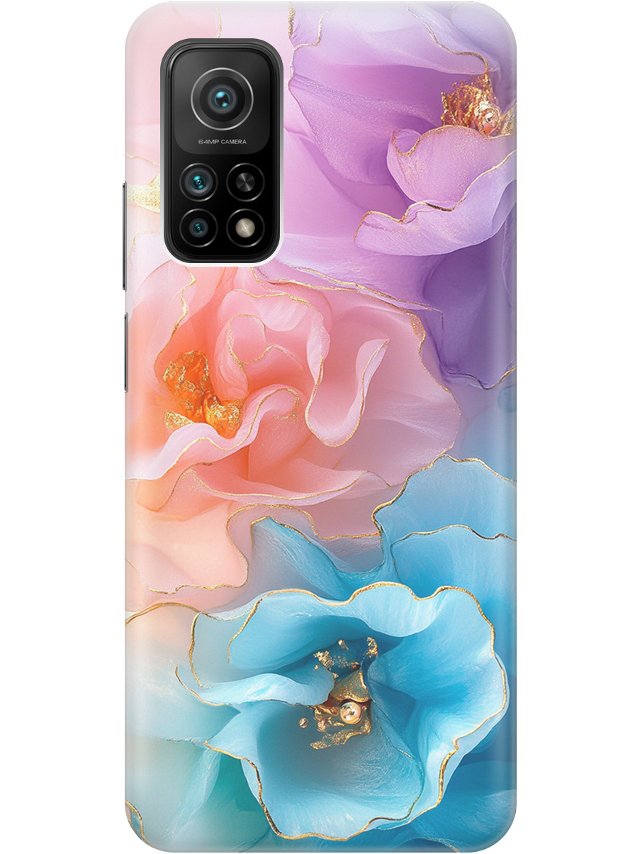

Силиконовый чехол на Xiaomi Mi 10T / 10T Pro с принтом "Изумительные цветы", Прозрачный;фиолетовый;голубой;оранжевый;розовый, 724124323