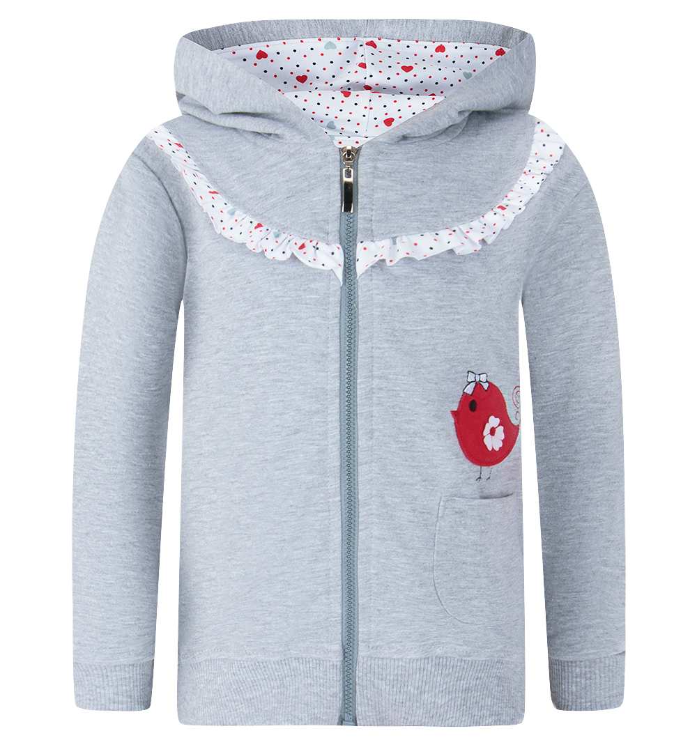 

Толстовка Kiki Kids Весна серый р.98, GL000691517