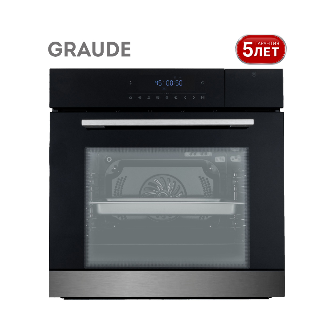 

Встраиваемый электрический духовой шкаф Graude BMDP 60.1Е Black, Silver, BMDP 60.1Е