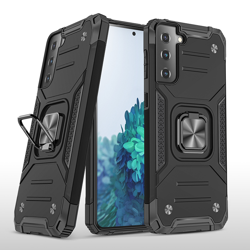 фото Противоударный чехол legion case для samsung galaxy s22 (черный) black panther