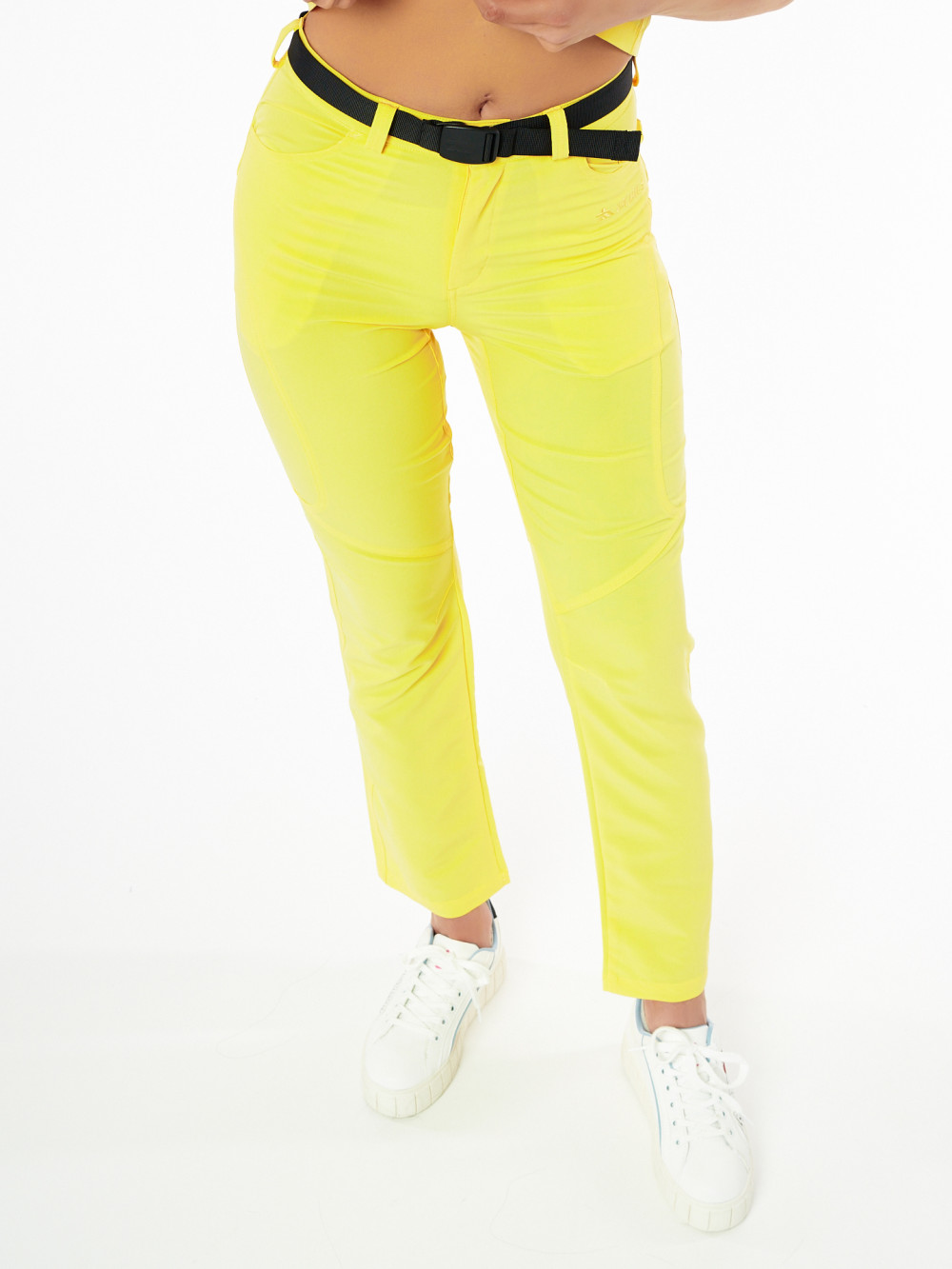 

Спортивные брюки женские NoBrand AD33419 желтые XL, AD33419