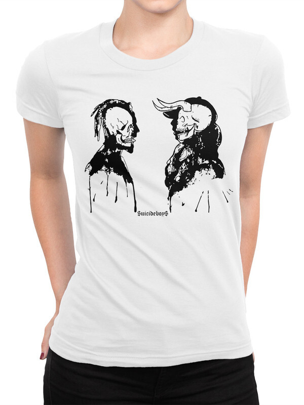 

Футболка женская Dream Shirts Suicide Boys - SuicideBoys белая S, Белый, Suicide Boys - SuicideBoys