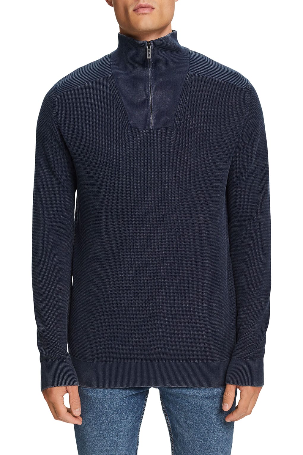 

Джемпер мужской Esprit Casual 083EE2I305 синий 2XL, 083EE2I305