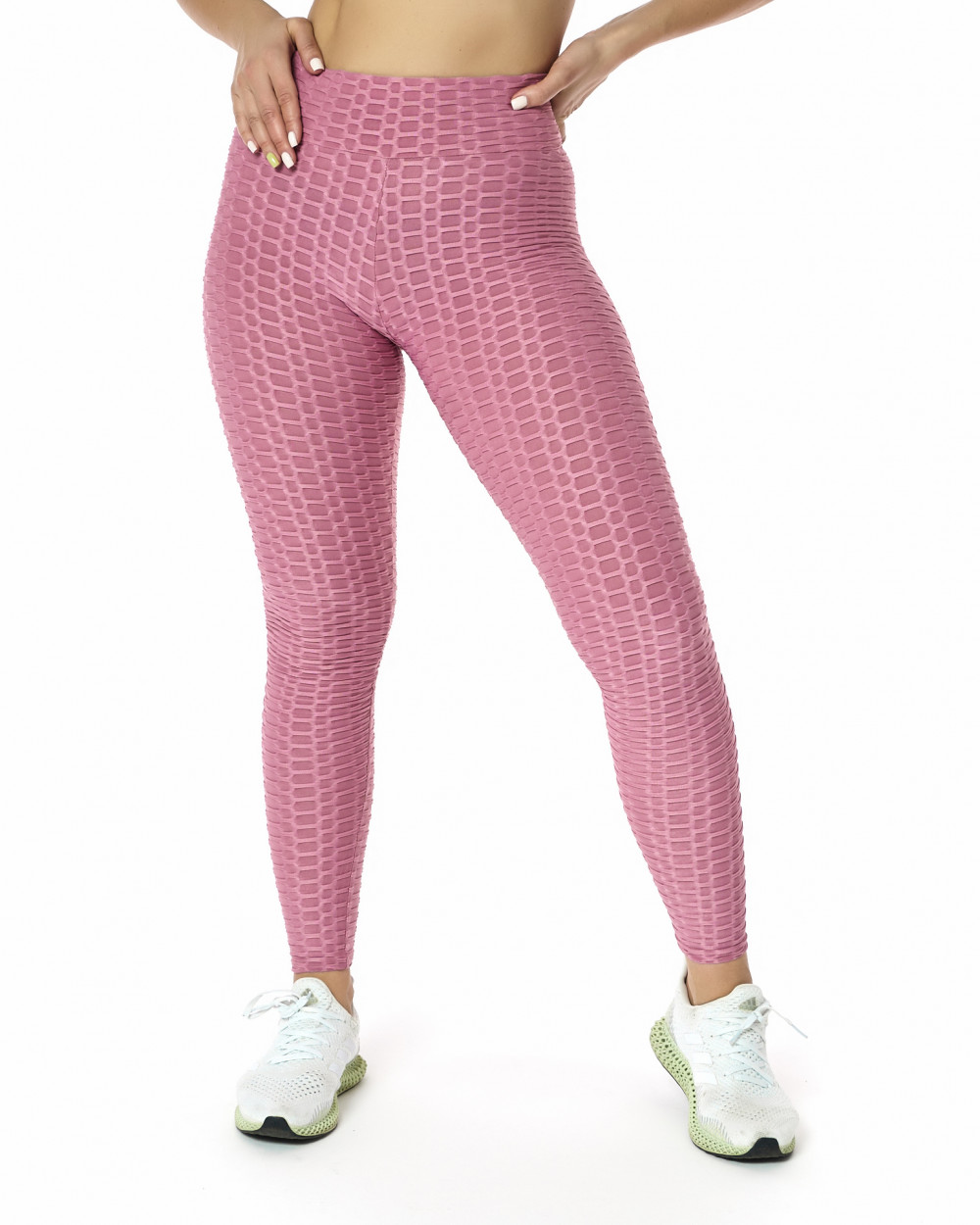 

Леггинсы женские NoBrand AD1165 фиолетовые 42-44 RU, AD1165