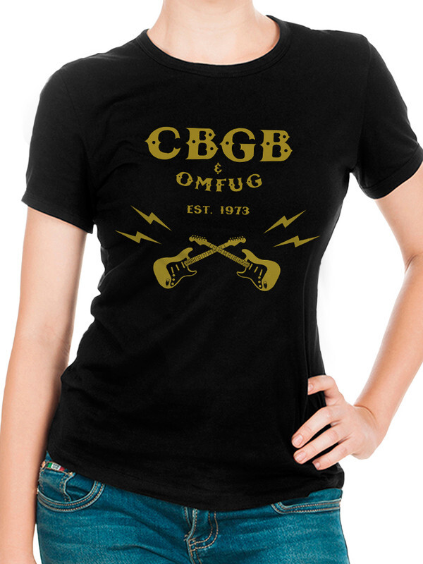 

Футболка женская Dream Shirts CBGB Рок Клуб черная XS, CBGB Рок Клуб
