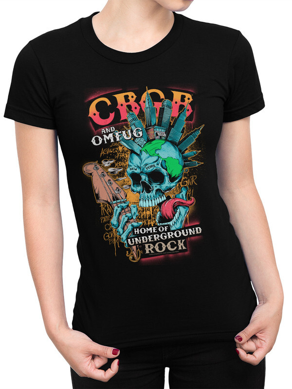 фото Футболка женская dream shirts cbgb рок клуб черная 3xl