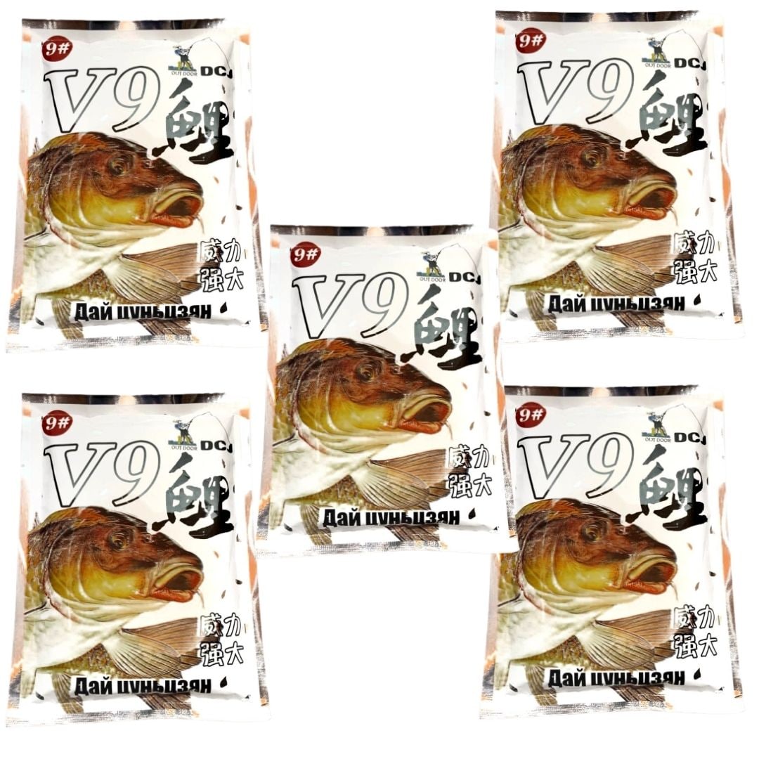 фото Прикормка для рыбалки китайское тесто херабуна №9 / приманка для рыбы, 5 уп. dcj