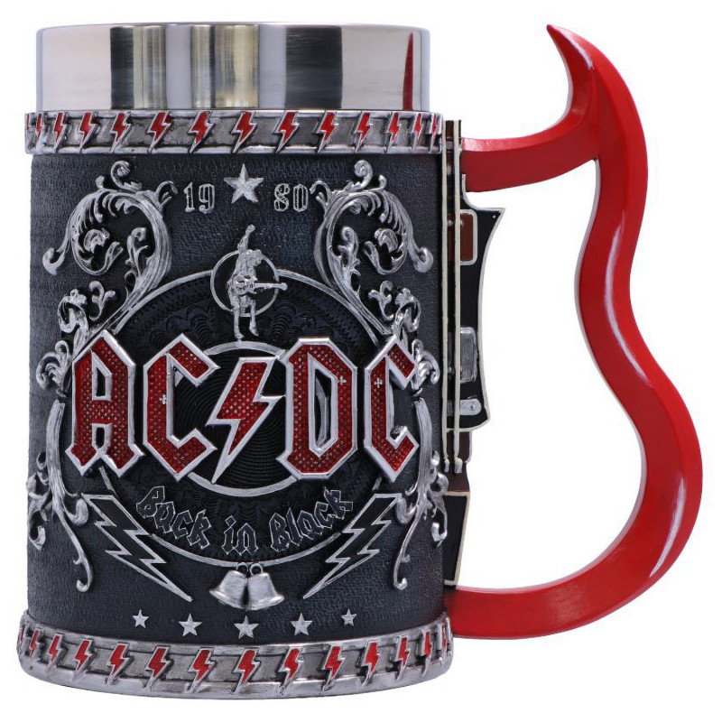 фото Кружка ac/dc back in black tankard 600мл b5566t1 nemesis now