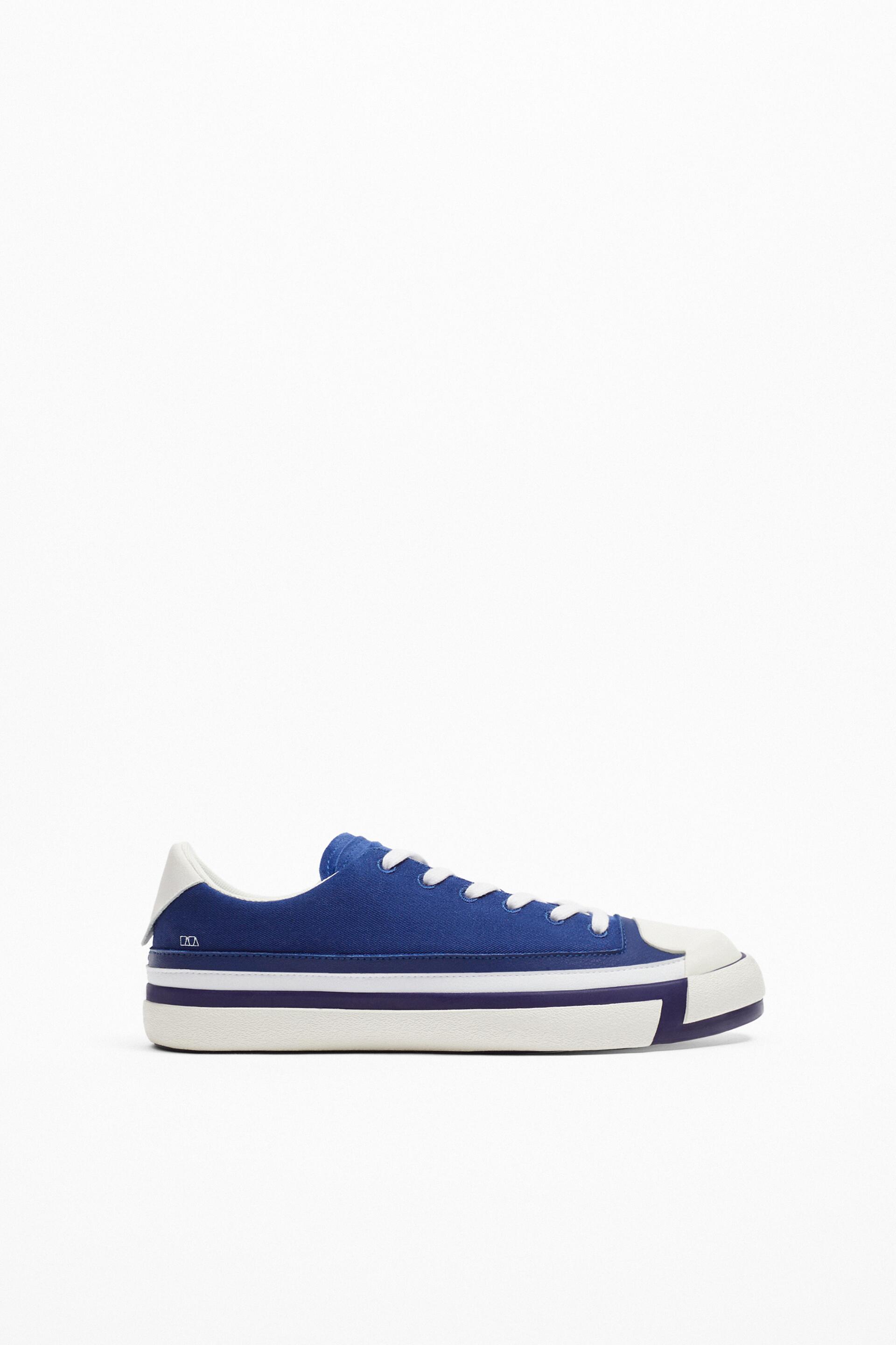 

Кеды мужские ZARA 12266920 синие 43 RU (доставка из-за рубежа), 12266920