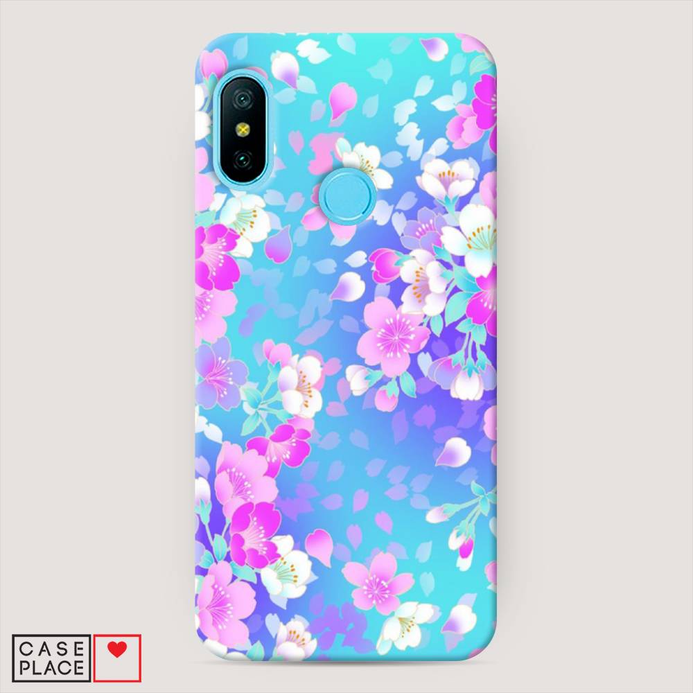 

Пластиковый чехол "Яблоневые цветы" на Xiaomi Redmi 6 Pro, 34020-6