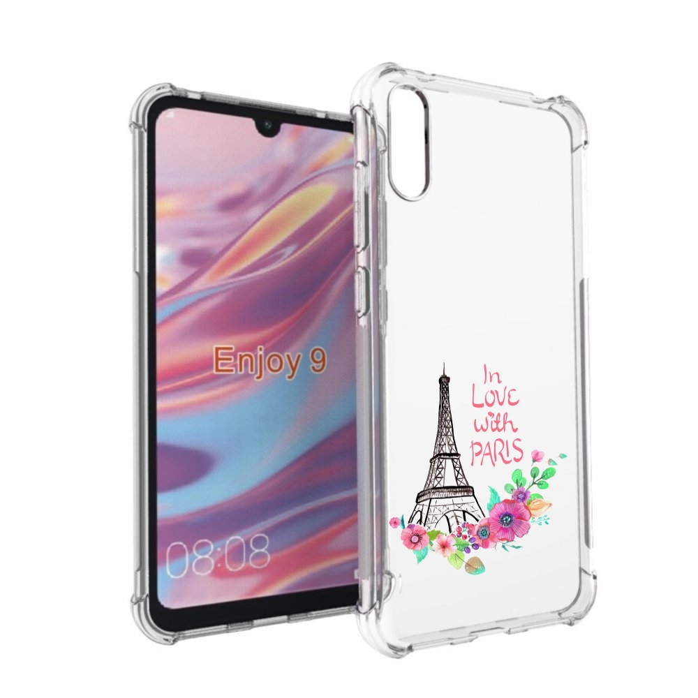 

Чехол бампер MyPads любимый париж для Huawei Enjoy 9., Прозрачный, Tocco