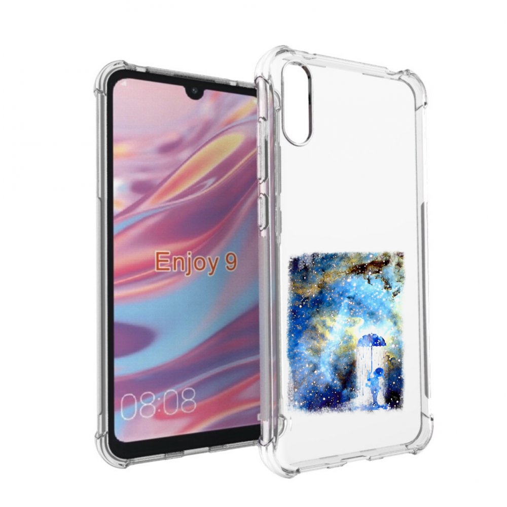 

Чехол бампер MyPads мальчик в небе для Huawei Enjoy 9., Прозрачный, Tocco