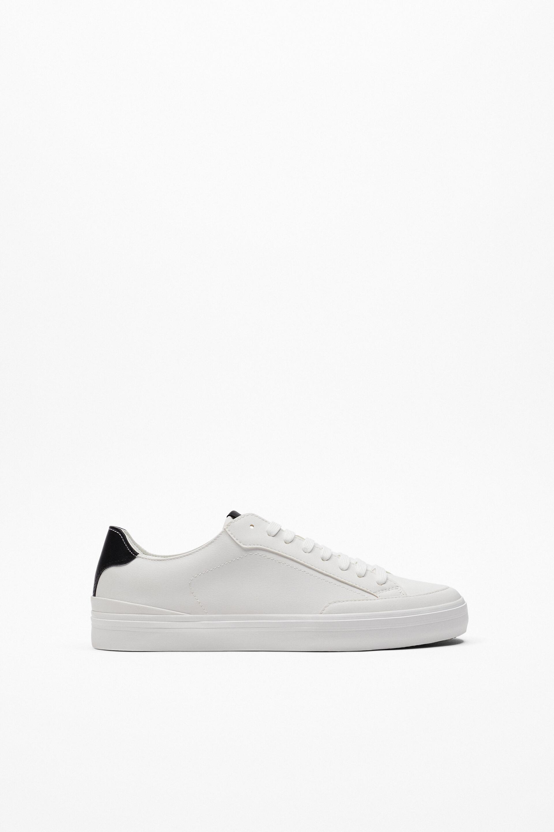 

Кеды мужские ZARA 177649 белые 41 RU (доставка из-за рубежа), 177649