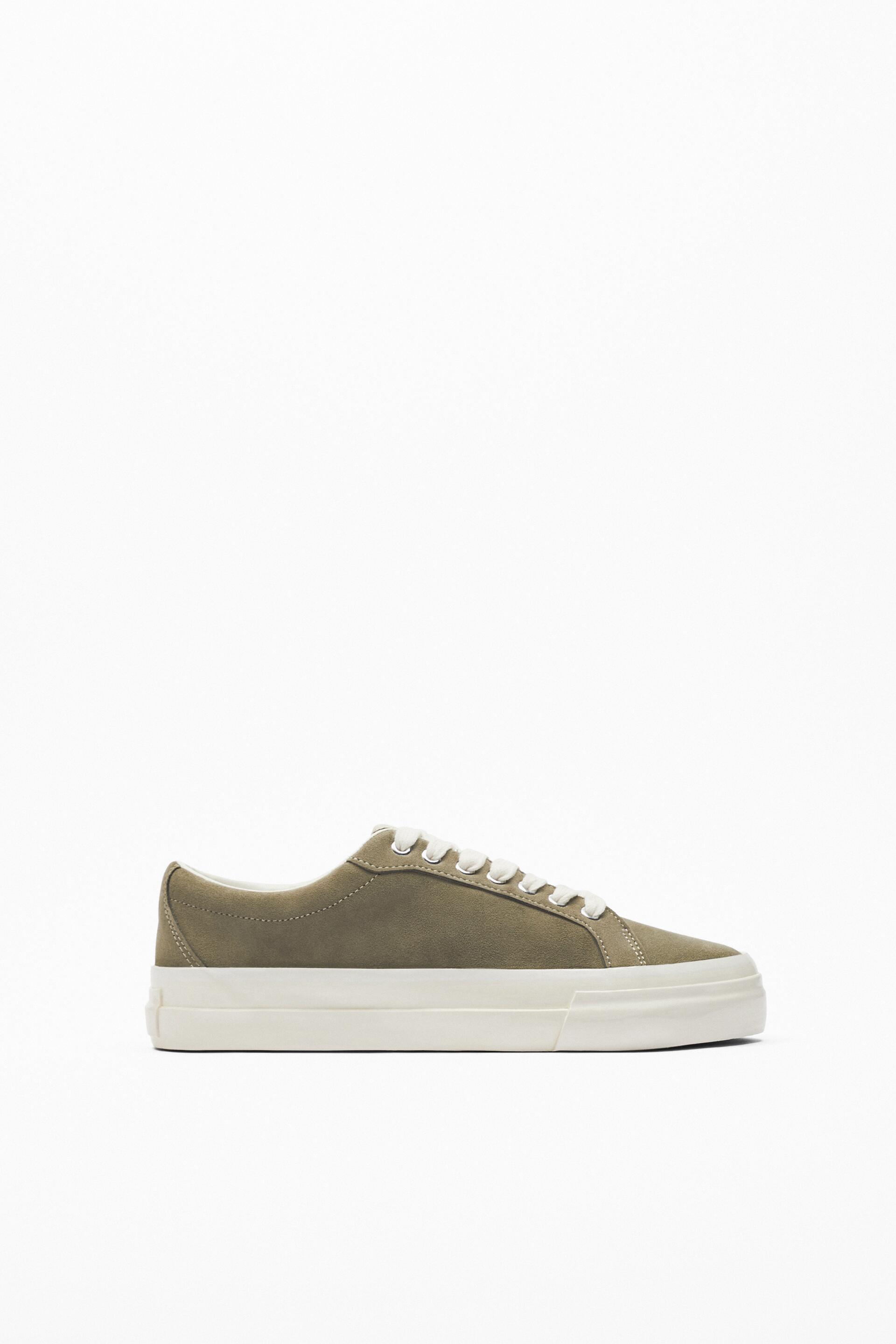 

Кеды мужские ZARA 12283920 зеленые 43 RU (доставка из-за рубежа), 12283920