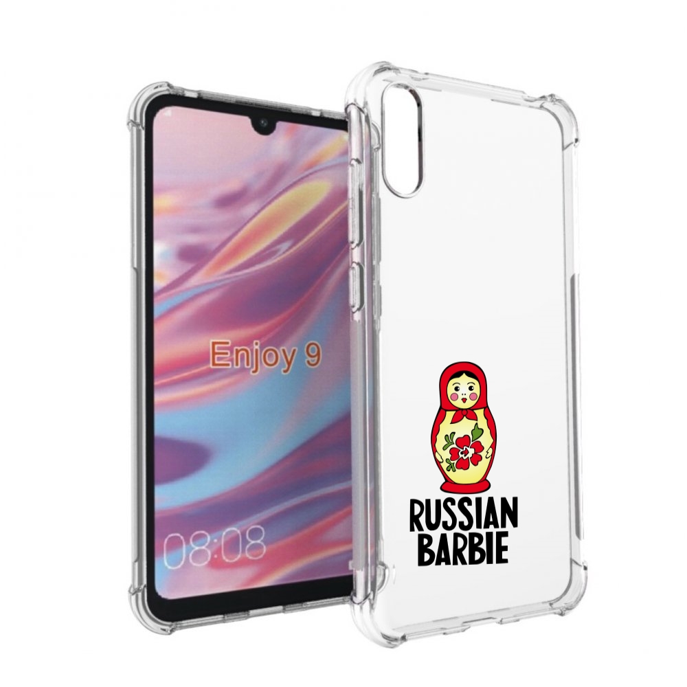 

Чехол бампер MyPads матрешка для Huawei Enjoy 9., Прозрачный, Tocco