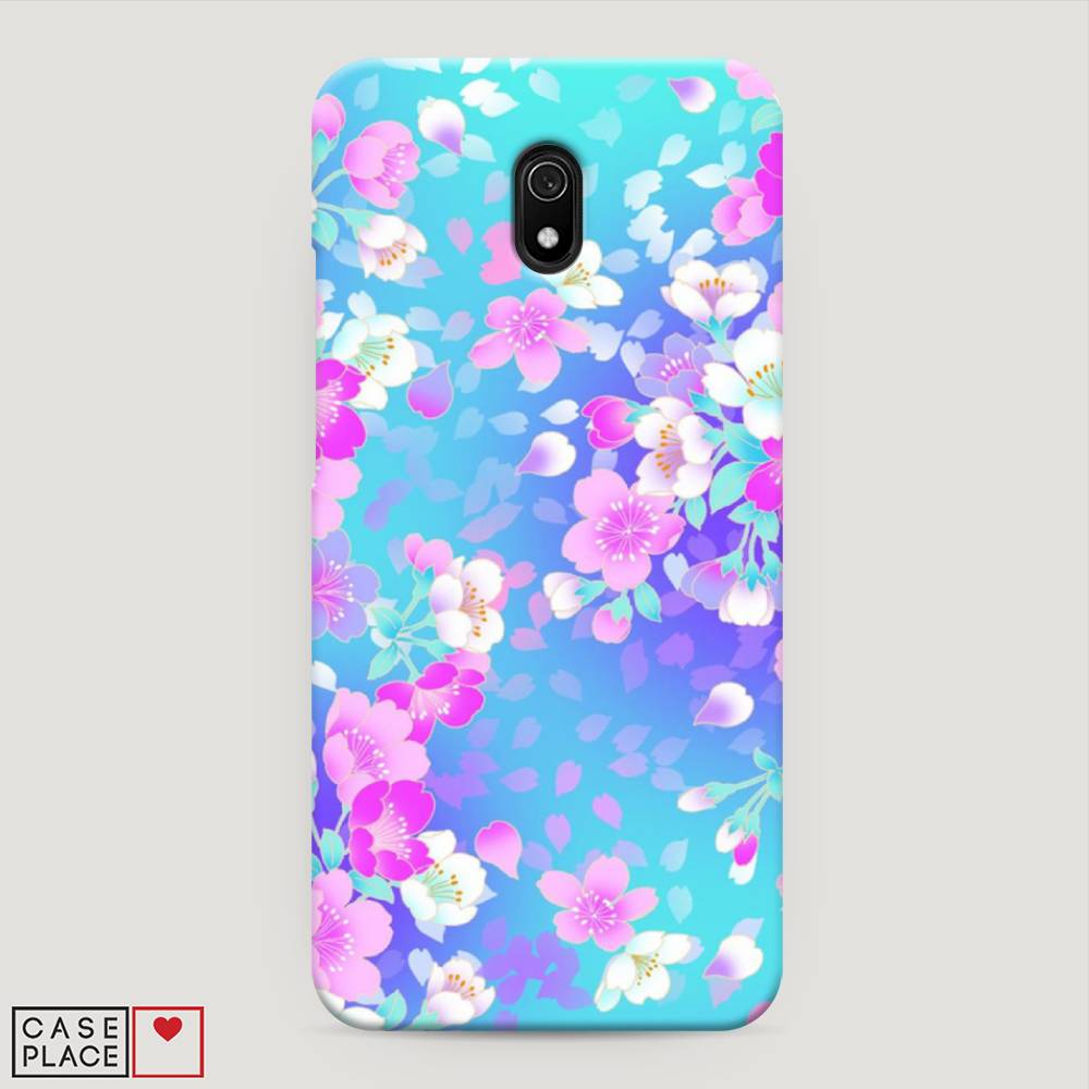 

Пластиковый чехол "Яблоневые цветы" на Xiaomi Redmi 8A, 37220-6