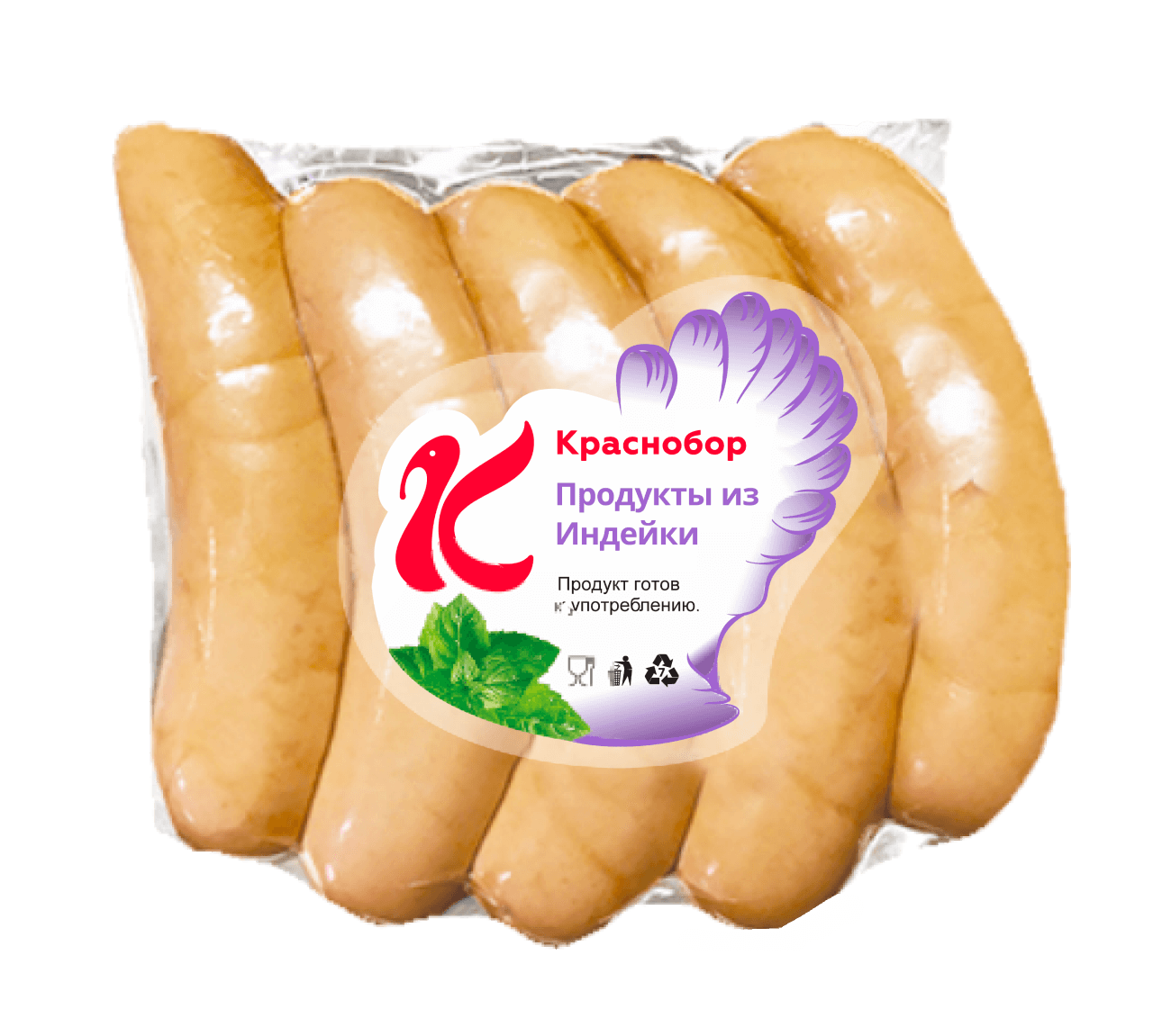 

Сардельки Краснобор из индейки 300 г