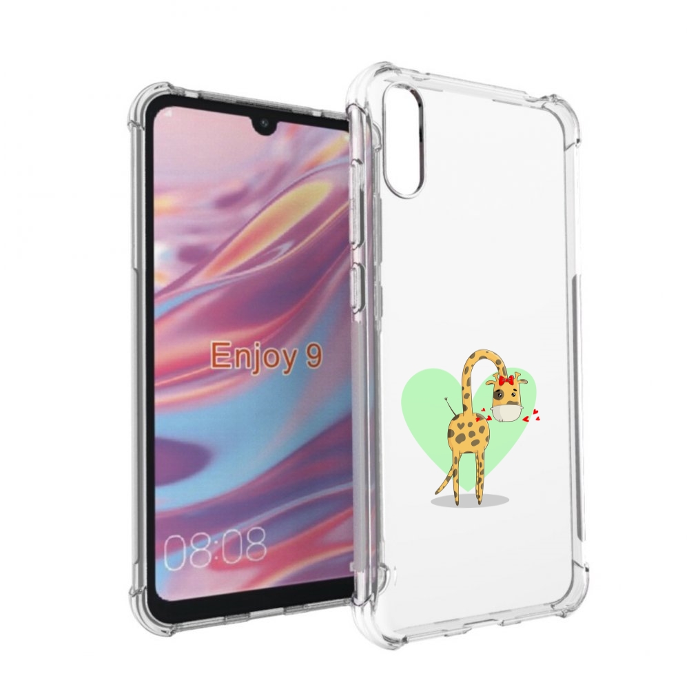 

Чехол бампер MyPads Влюбленный жираф 14 февраля для Huawei Enjoy, Прозрачный, Tocco