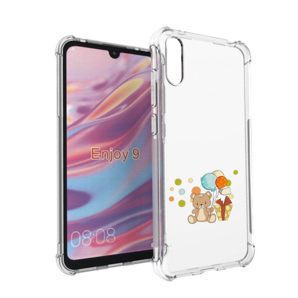 

Чехол бампер MyPads медвеженок с подарком для Huawei Enjoy 9., Прозрачный, Tocco