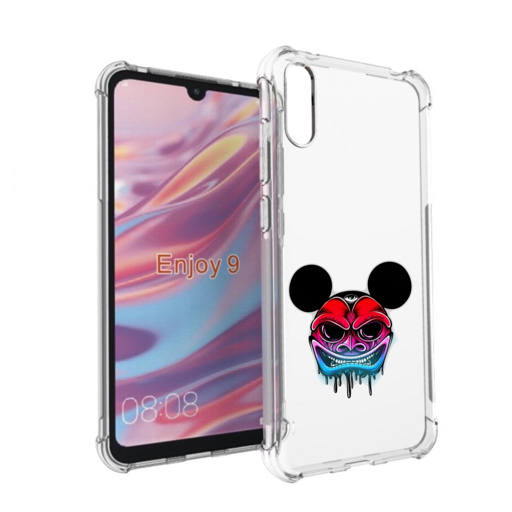 

Чехол бампер MyPads микки в маске для Huawei Enjoy 9., Прозрачный, Tocco