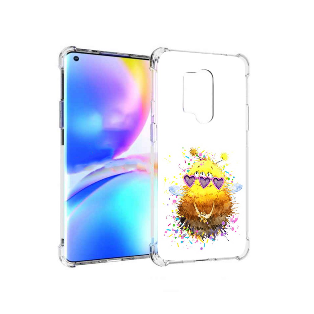 

Чехол MyPads Tocco для OnePlus 8 Pro Пушитый шмель (PT148281.139.143), Прозрачный, Tocco
