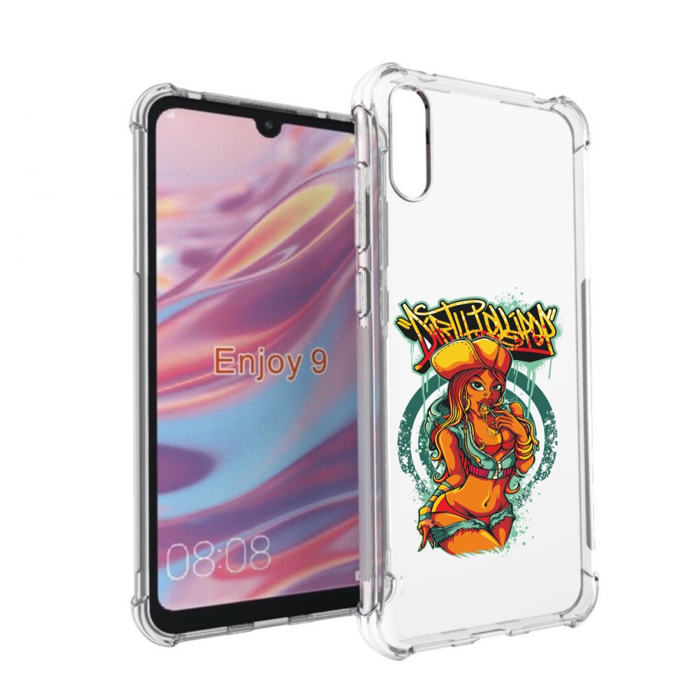 

Чехол бампер MyPads нарисованная девушка комикс для Huawei Enjoy, Прозрачный, Tocco