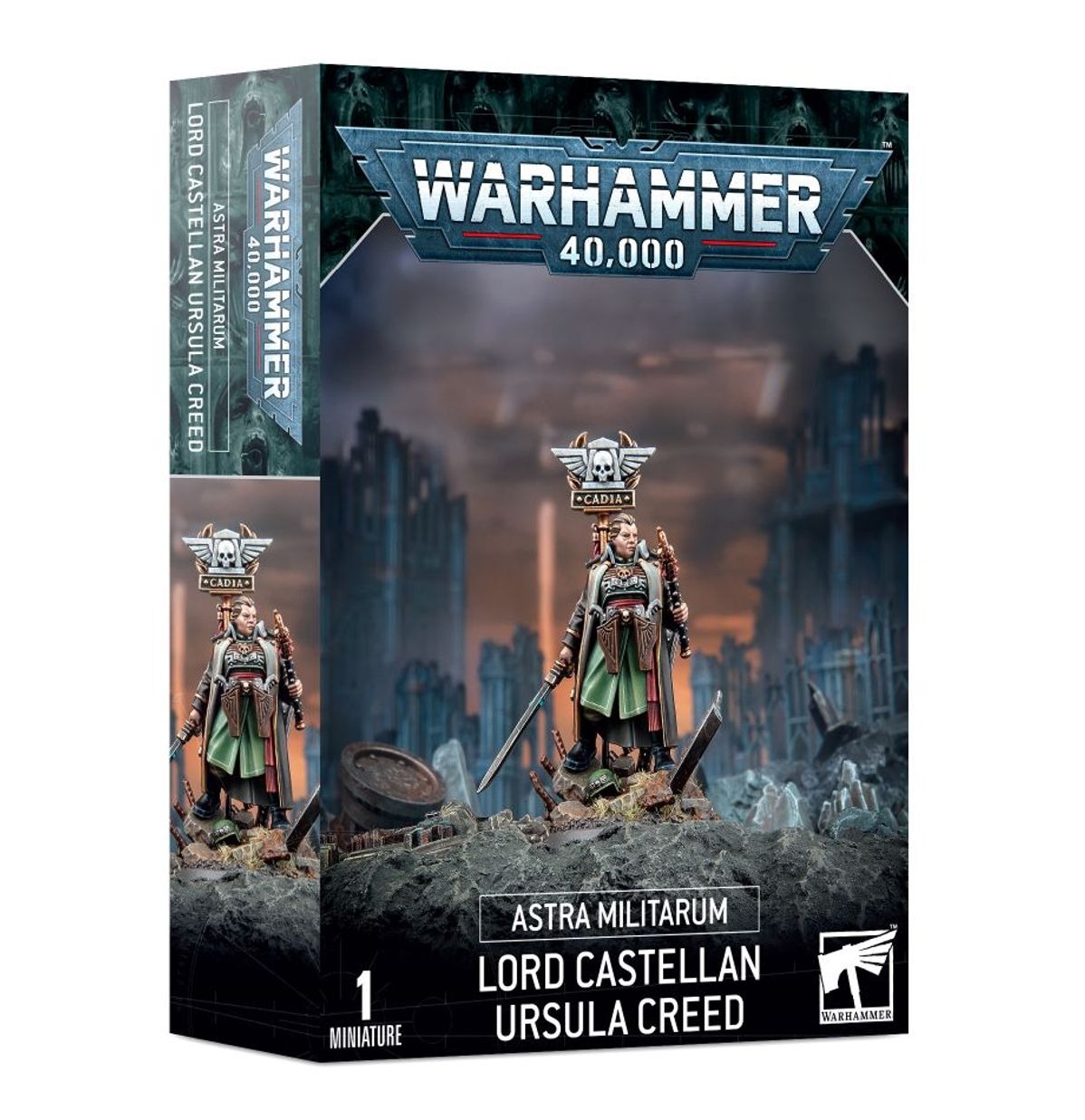 Миниатюры для игры Games Workshop Warhammer 40000: Lord Castellan Ursula Creed 47-32 скипетр оттокара
