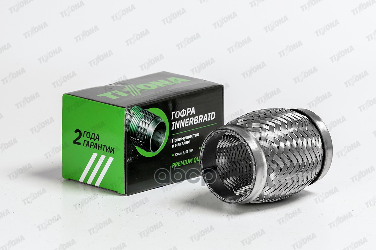 

Гофра 60/100 (Aisi 304 With Inner Braid) Tixona 60100