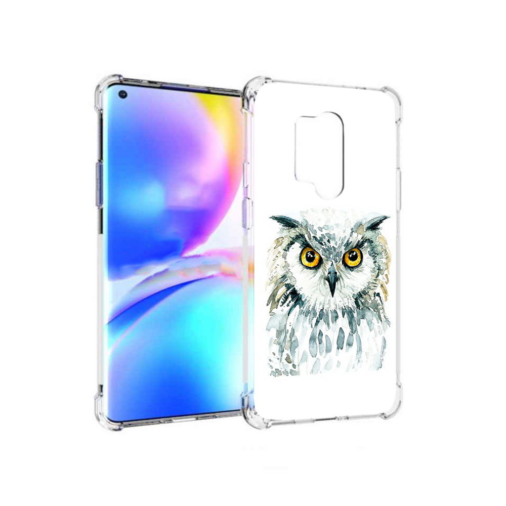 

Чехол MyPads Tocco для OnePlus 8 Pro Серьезная сова (PT148281.139.156), Прозрачный, Tocco