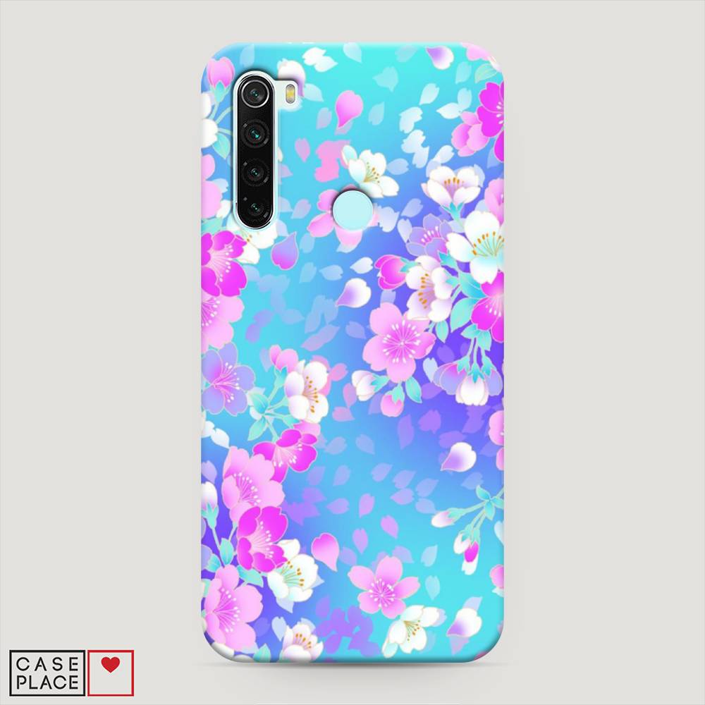 фото Пластиковый чехол "яблоневые цветы" на xiaomi redmi note 8 awog