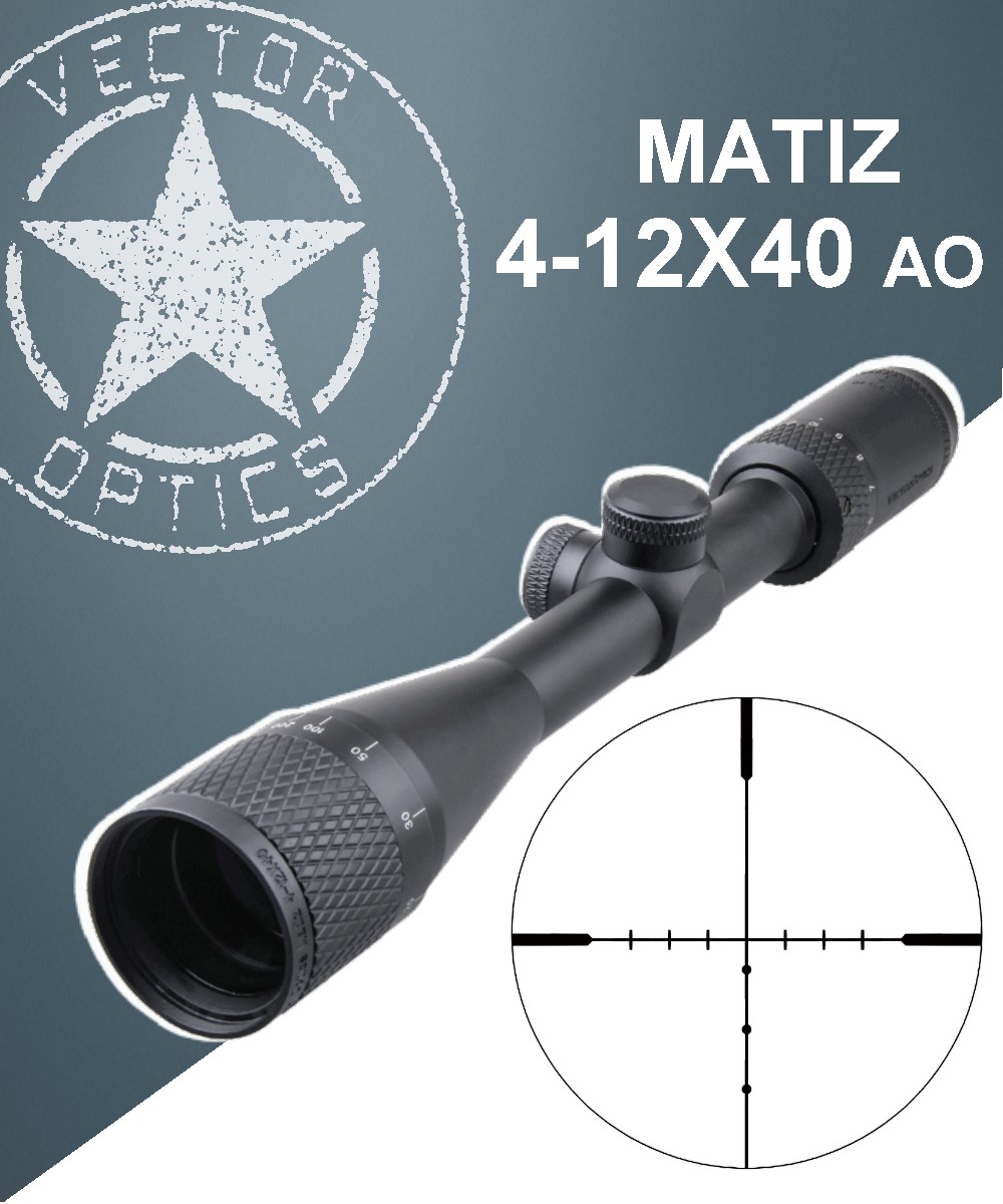 Оптический прицел Vector Optics MATIZ 4-12Х40 АО