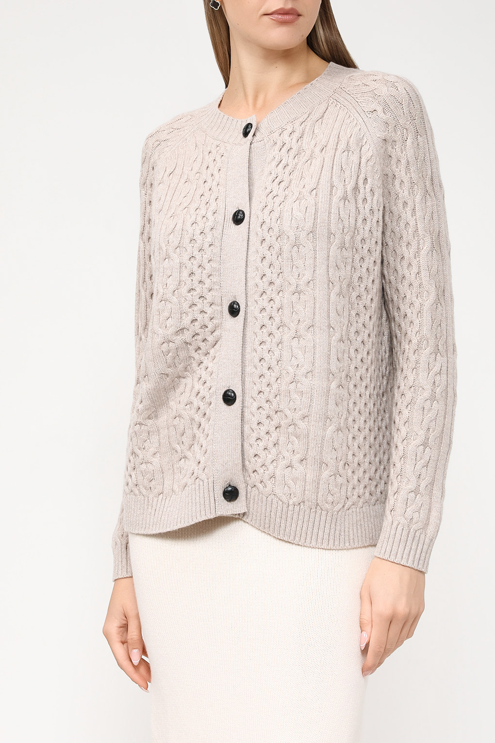 

Кардиган женский SABRINA SCALA SS2307T4197 бежевый XS, SS2307T4197