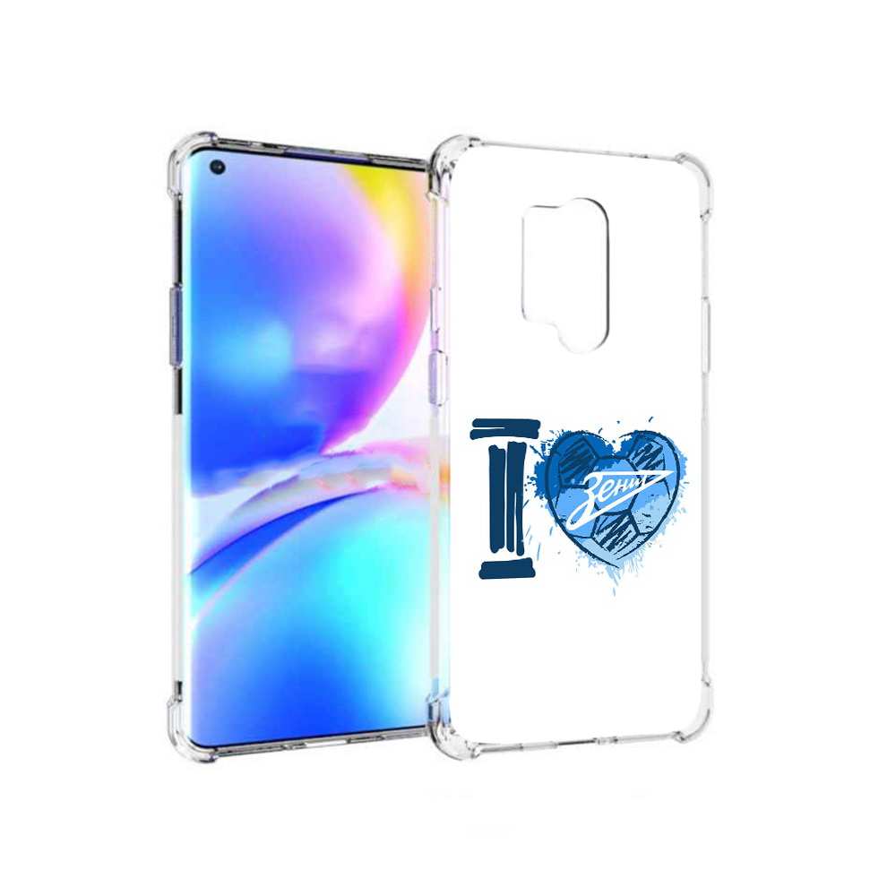 

Чехол MyPads Tocco для OnePlus 8 Pro ФК я люблю зенит (PT148281.139.186), Прозрачный, Tocco