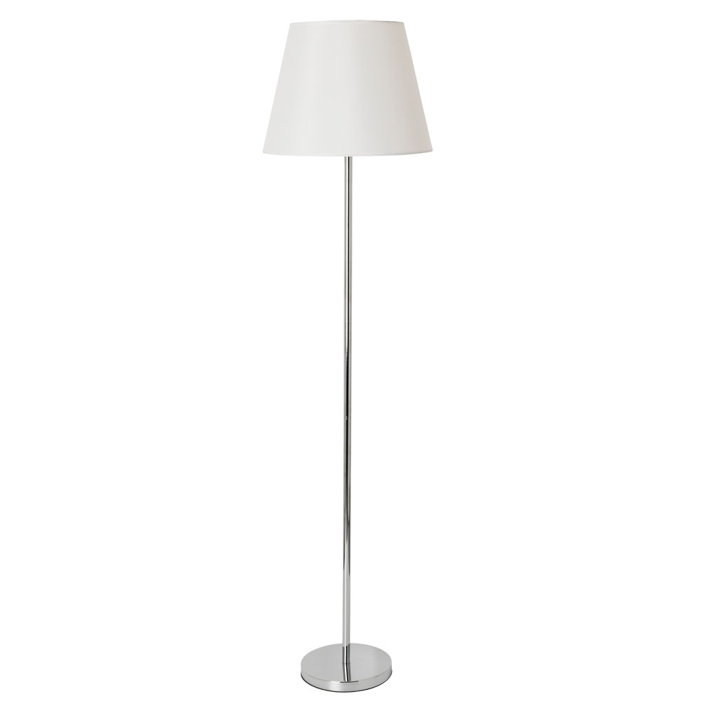 

Напольный светильник Arte lamp Elba 240853 708732, 60 Вт, E27, белый/хром, 240853-708732