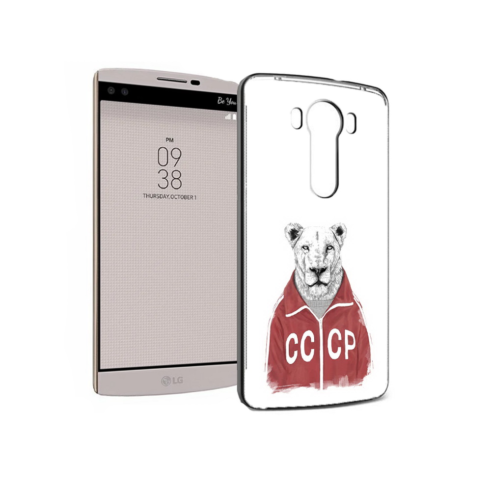 

Чехол MyPads Tocco для LG V10 львица ссср (PT25325.78.450), Прозрачный, Tocco